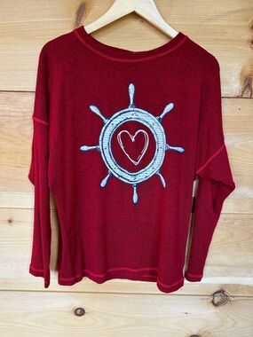 EUC Spirit Jersey XS red top